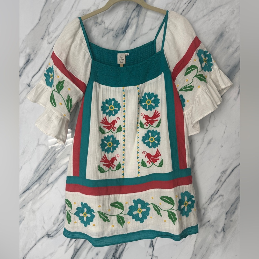 embroidered Tunic top